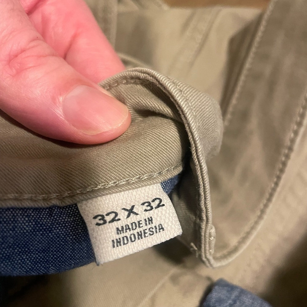 Huckberry Flint‎ & Tinder 365 Straight Fit Khaki Pant Size 32x32 - Picture 4 of 4